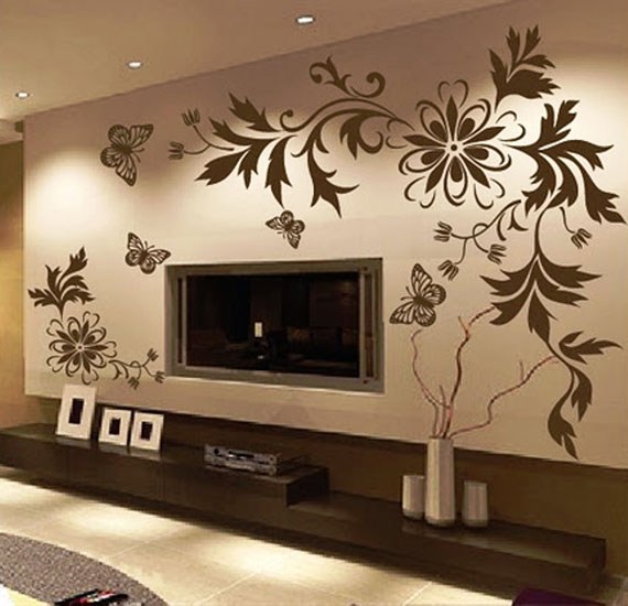 wall stickers for living room interior design