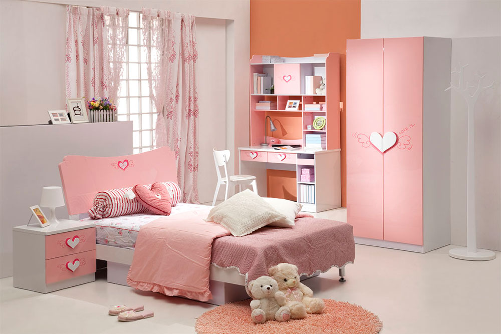 girls pink bedroom furniture from the 1940