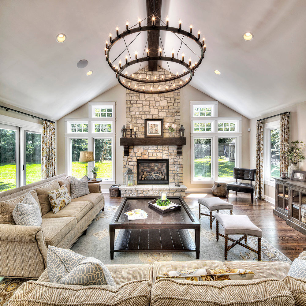 Pictures Of Living Rooms With Cathedral Ceilings | www