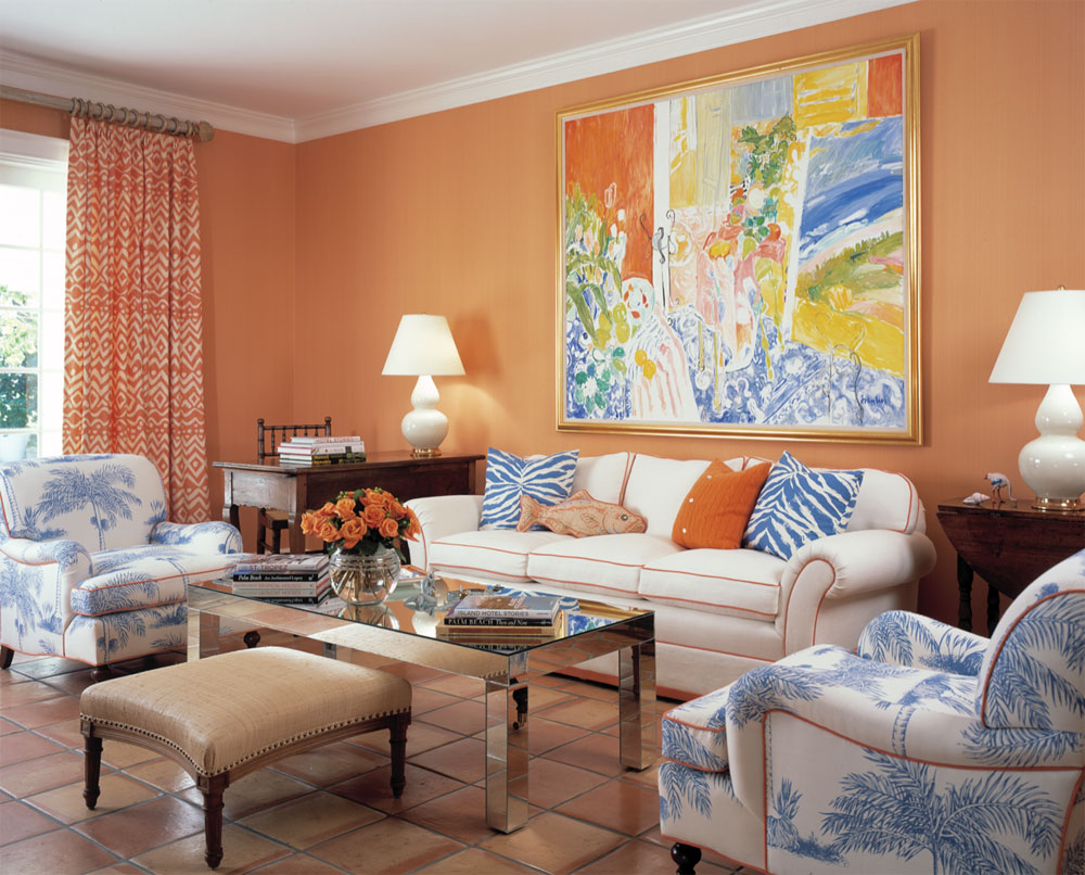 Tetradic Color Scheme Living Room