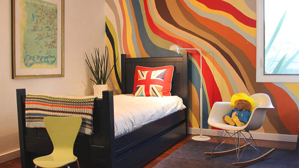 kids-room-colorful-wave-room Bedroom Paint Ideas You Should See Before Doing A Paint Job