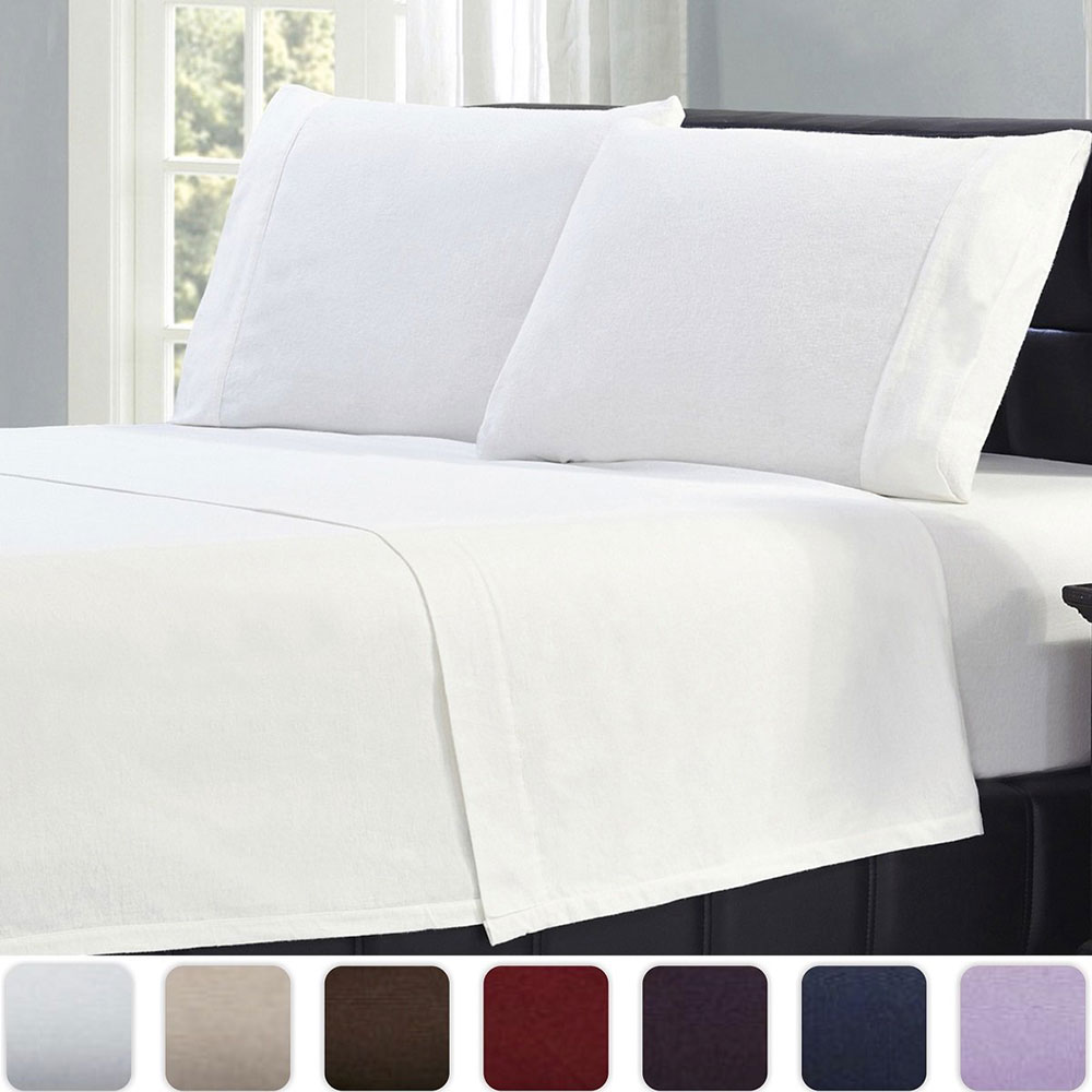 Mellanni-Cotton-4-Piece-Flannel-Sheets-Set The best flannel sheets you can get for your cozy room