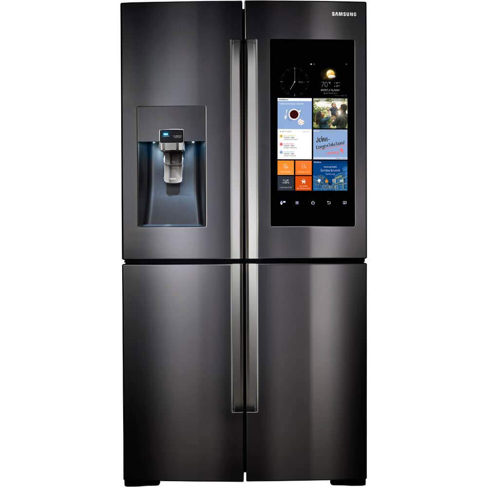 Samsung-22-Cu-Ft-Black-Stainless-4-Door-Family-Hub What’s the best counter depth refrigerator you can get online?
