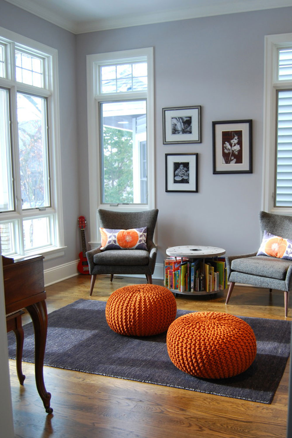 Sun-filled-Music-and-Reading-Room-by-M-Interiors Tips for adding a wingback chair in your room