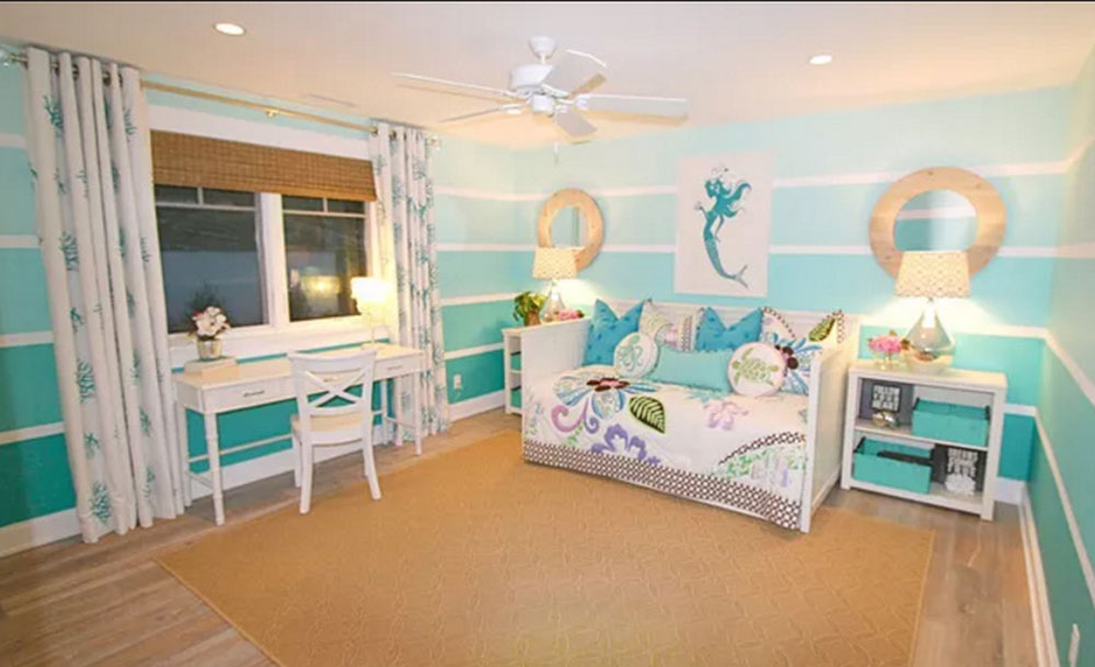 Ombre-the-Sea Cute rooms ideas that your daughter will love