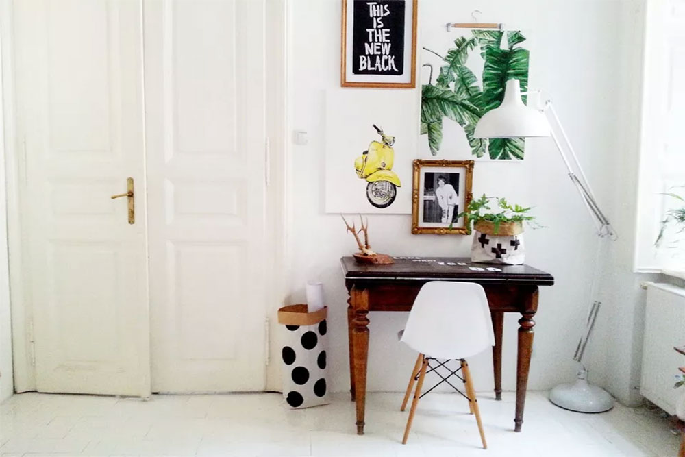Repurposed-Vintage-Table The best tips for buying a desk for a small space