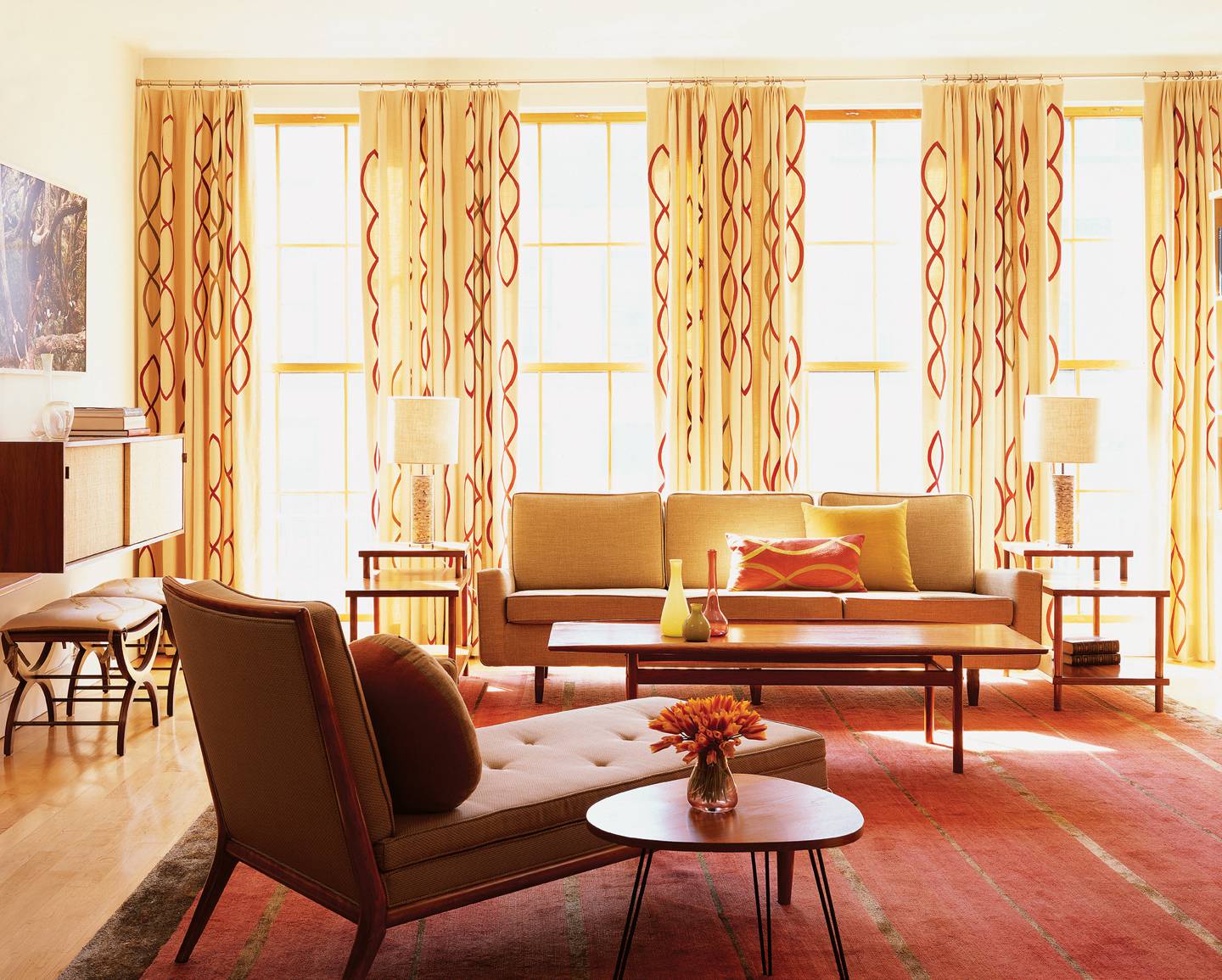 1GreenwichVillagePenthouse-1 Living room curtain ideas: Inspiring drapes that you could use