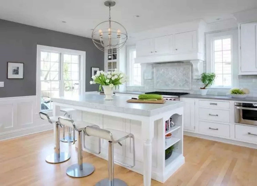 k19-1 White kitchen cabinets ideas that you could try when remodeling