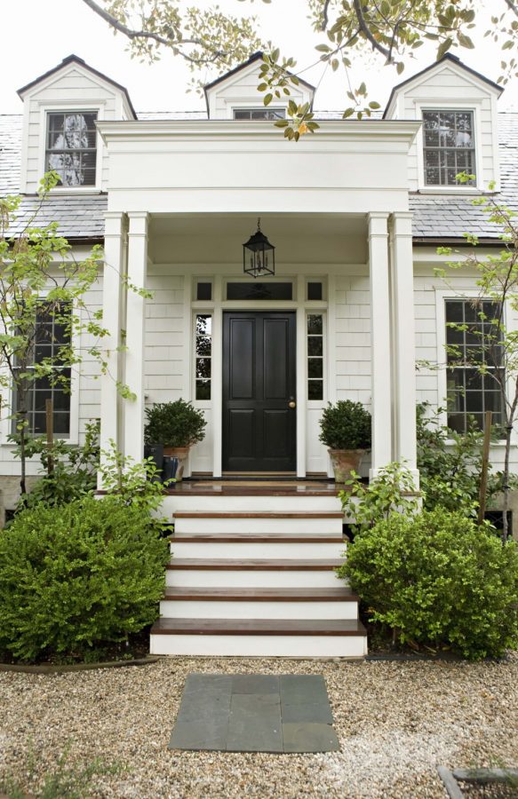 Front Of House Steps Ideas - Small Front Door Step Ideas