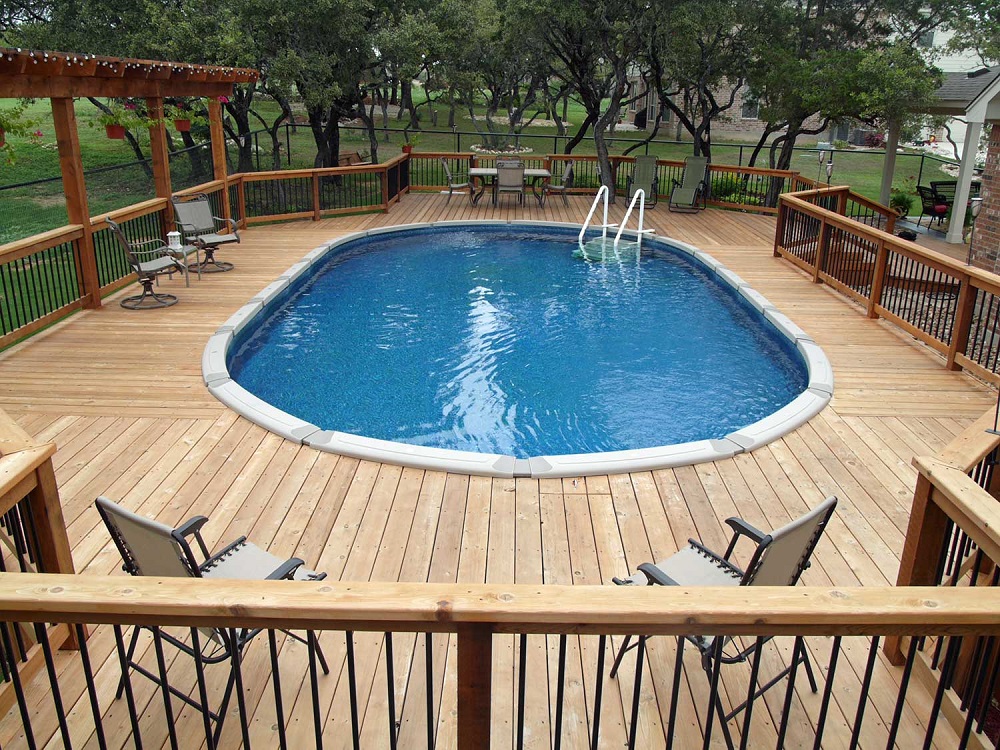 ag12 Cool above ground pool decks to use as inspiration for your own