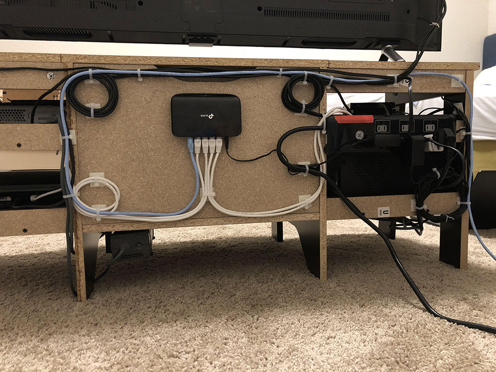 wire management for living room